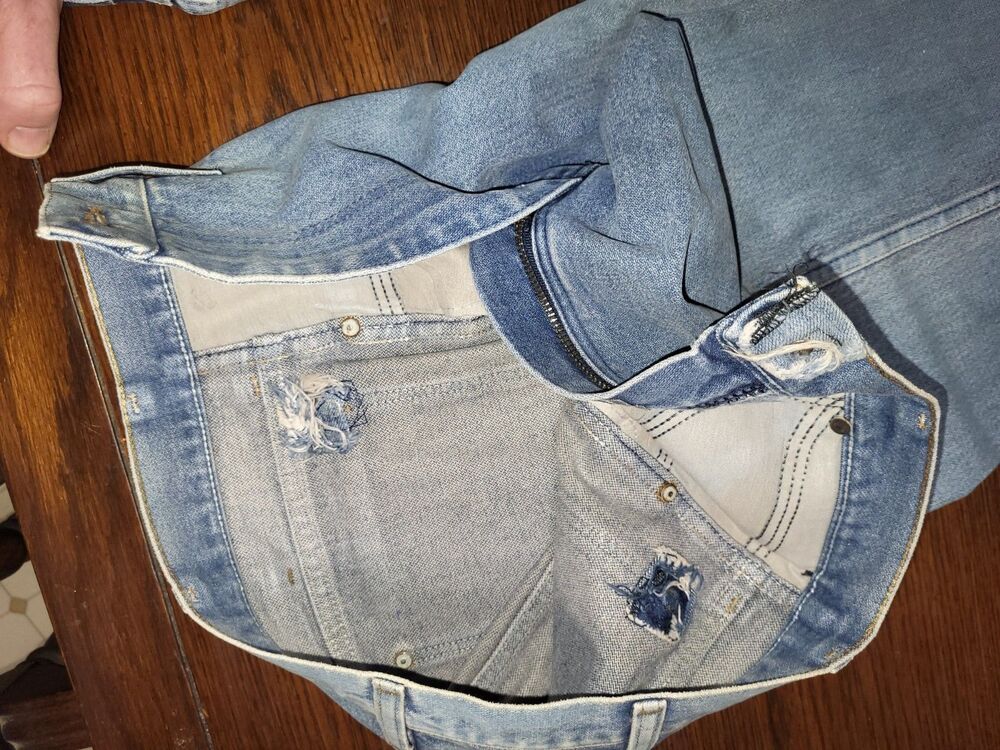 Lot of 3 Vintage Wrangler 936 Cowboy Cut Slim Fit Jeans 31x34 Blue Denim Bundle - Picture 4 of 16